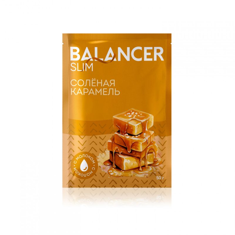 Коктейль BALANCER SLIM со вкусом &laquo;Соленая карамель&raquo;, 5 саше