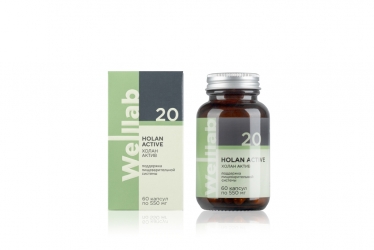 ВЕЛЛАБ БАД ХОЛАН ФИТО АКТИВ, 60 капсул