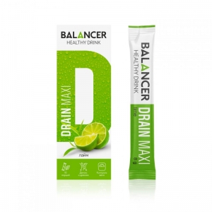 Дренирующий напиток BALANCER DRAIN MAXI со вкусом &laquo;Лайм&raquo;, 10 стиков