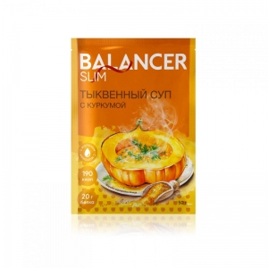 Коктейль BALANCER SLIM со вкусом &laquo;Тыквенный суп с куркумой&raquo;, 5 саше